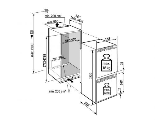 Preview: Liebherr ICBbi 5122-22 Maße