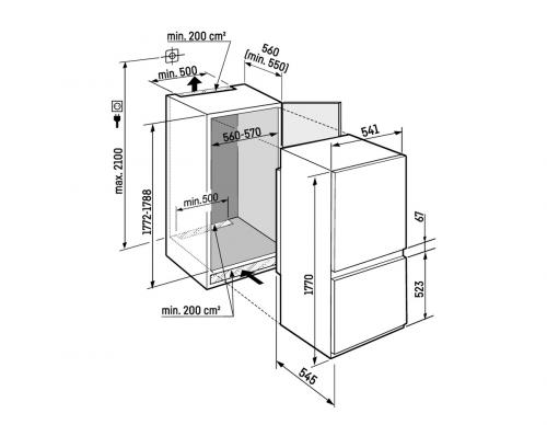 Preview: Liebherr ICSd 5102-22 Maße
