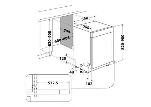 Preview: Bauknecht BKSV1 UAN Einbauspülmaschine