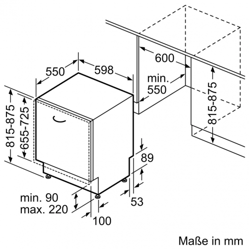 Constructa CG 6 VX 01 EBD Einbauspülmaschine