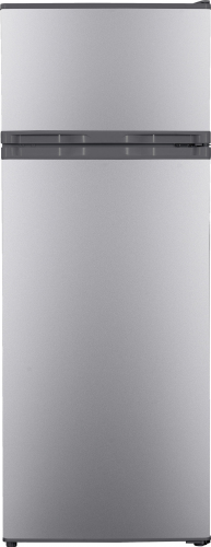 PKM GK 255 DS Doppeltür-Kühlschrank Silber