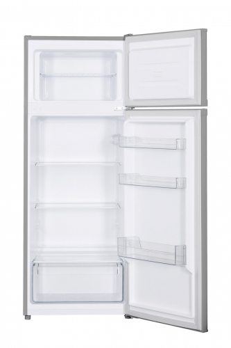 PKM GK 255 DS Doppeltür-Kühlschrank Silber