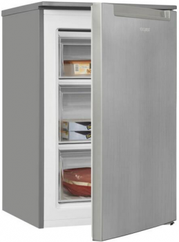 Exquisit GS 81-040 C Tischgefrierschrank Inox-Look