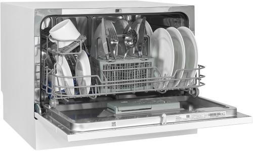 Preview: Exquisit GSP 206-030 D Kompaktspülmaschine offen