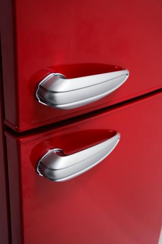 Preview: Respekta KS 144 VR Doppeltür-Kühlschrank rot