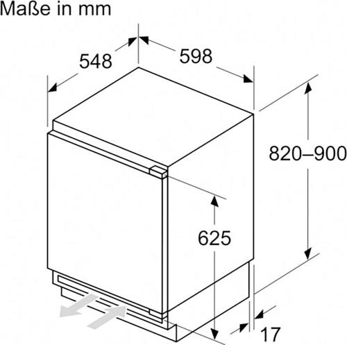 Neff KU 2222 FD 0 Unterbaukühlschrank