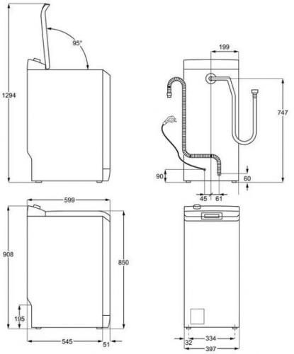 Preview: AEG L 5 TBB 30260 Waschmaschine