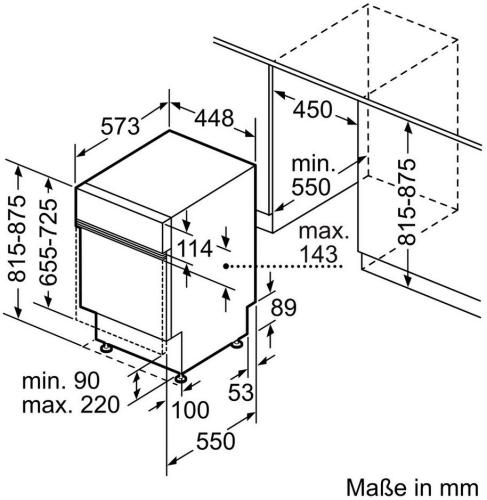Siemens SR53ES25KE Einbauspülmaschine