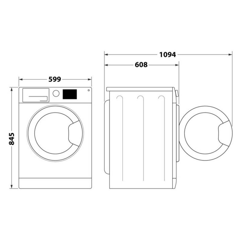 Bauknecht B 6 R 88 E Silence DE Waschmaschine Bauknecht B 6 R 88 E Silence DE Waschmaschine