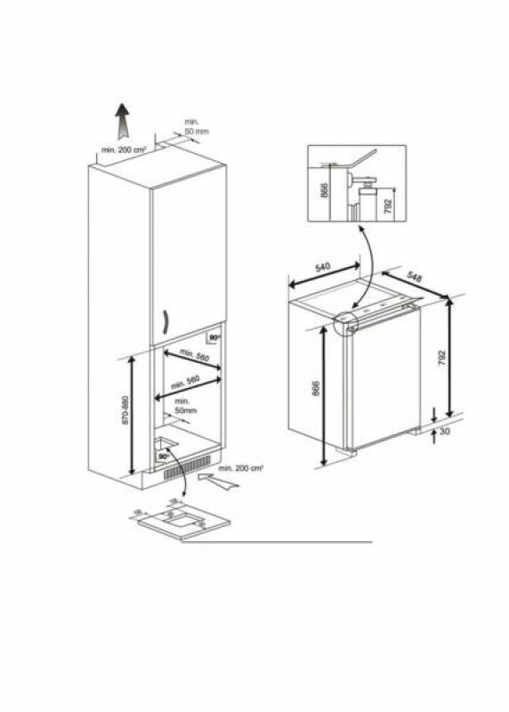 Bauknecht BKSI 9 VF 2 Maße