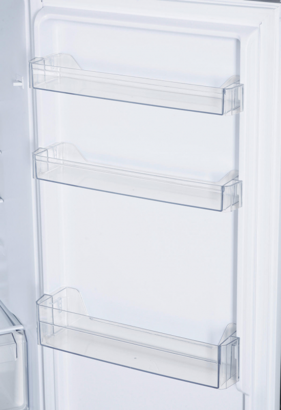 PKM GK 255 DS Doppeltür-Kühlschrank Silber