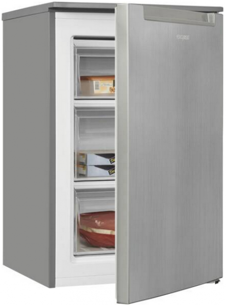 Exquisit GS 81-040 C Tischgefrierschrank Inox-Look Exquisit GS 81-040 C Tischgefrierschrank Inox-Look