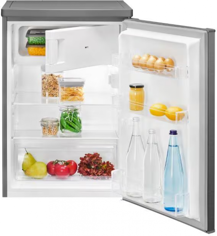 Bomann KS 7251 Tisch-Kühlschrank Edelstahl-Optik