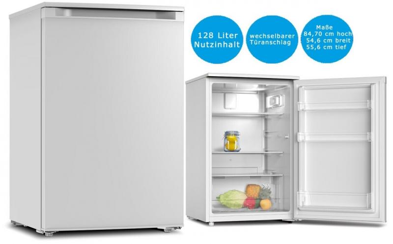 PKM KS 128 EW Tisch-Kühlschrank