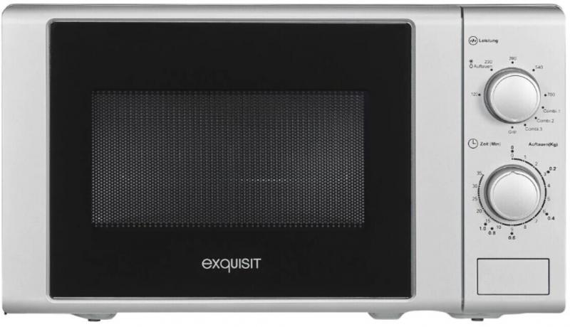 Exquisit MW 900-030 Mikrowelle Silber