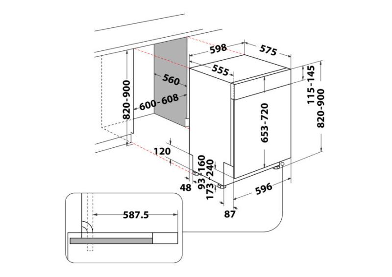Bauknecht OBBCEcosilent9760 Einbauspülmaschine
