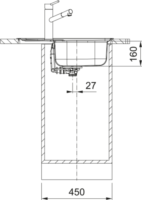 Franke Spark SKN 611-62 Spülbecken