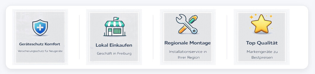 Ihr spezialisierter Fachhändler für hochwertige Haushaltsgeräte aus Freiburg